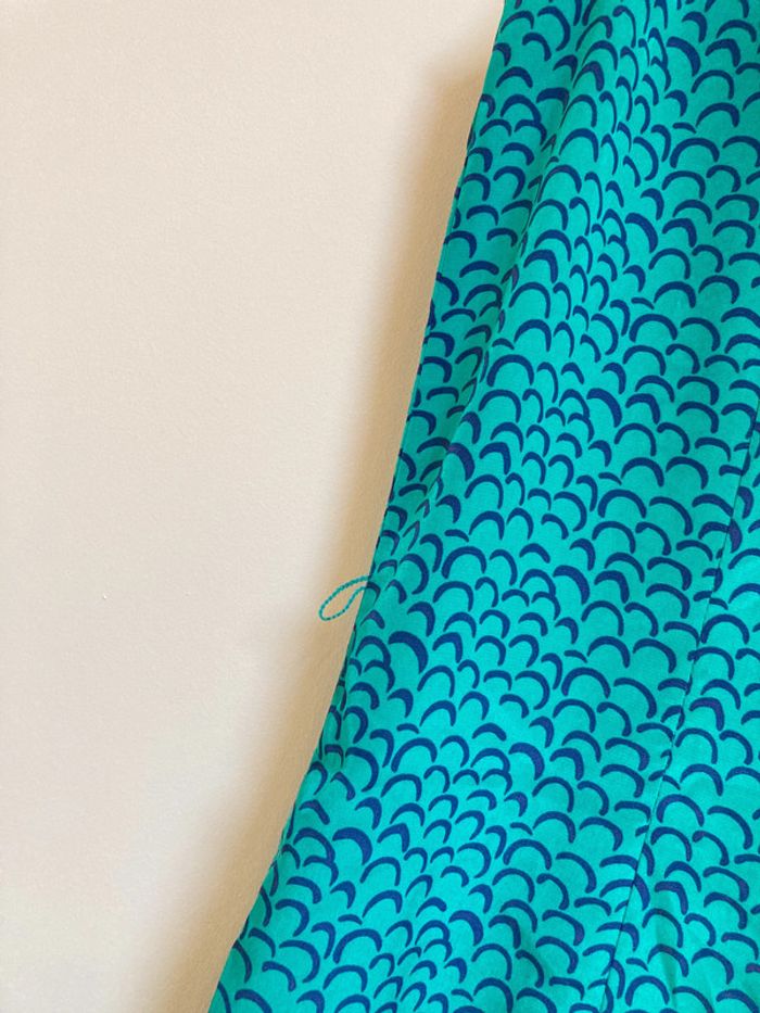 Robe bleue à motifs - photo numéro 5