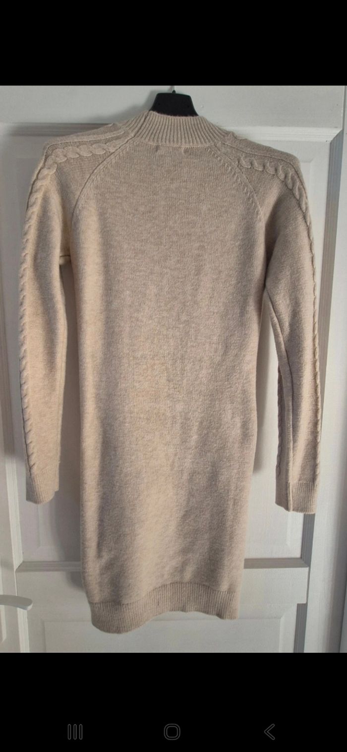 Robe pull beige - photo numéro 2