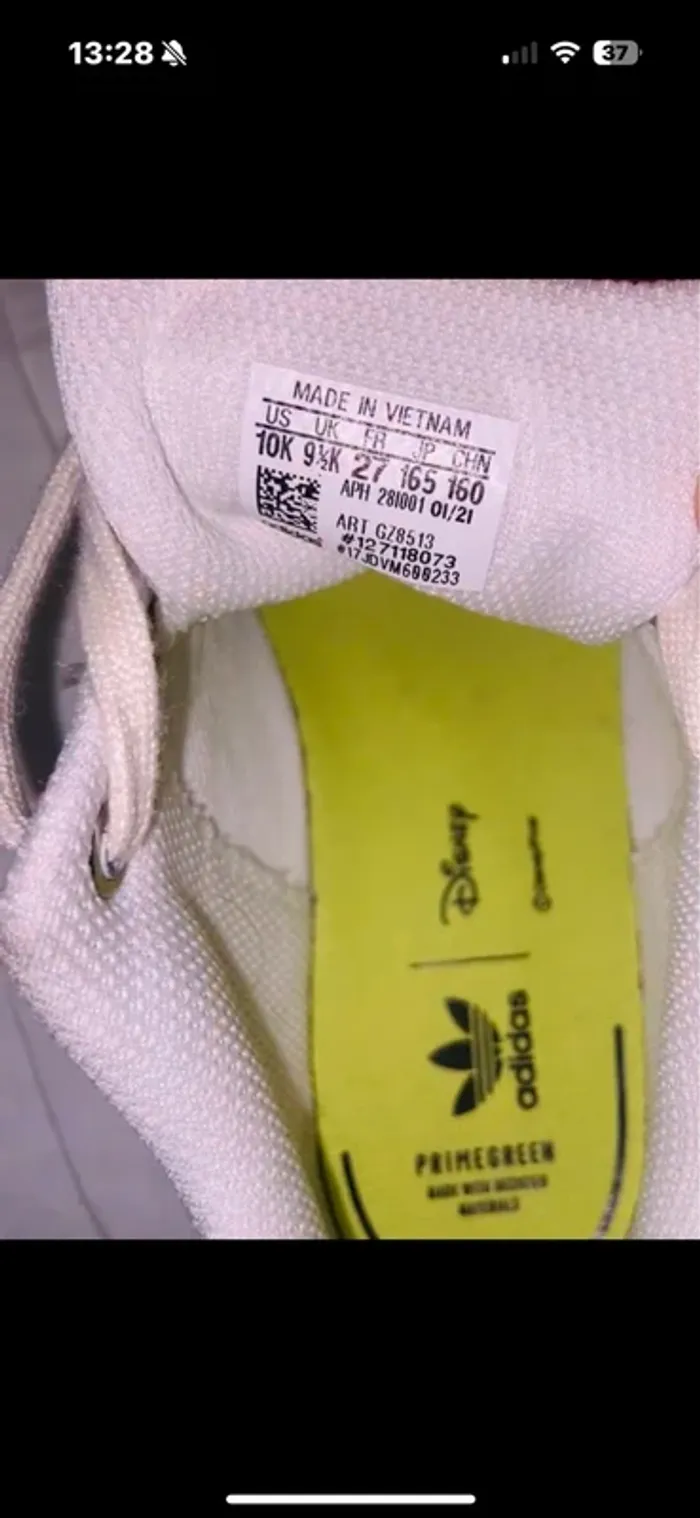 Stan Smith Adidas « Bob razowski » Disney T27 - photo numéro 7