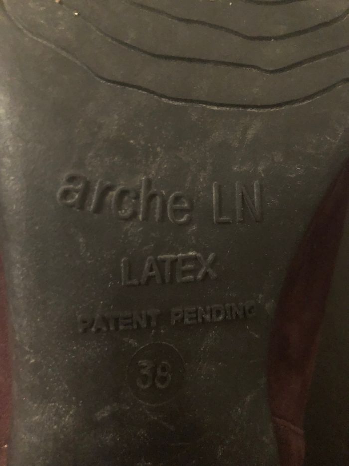 Chaussures prunes »Arche »à talons - photo numéro 9