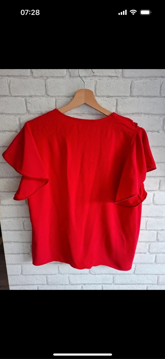 Blouse manches courtes Tara Jarmon taille 38 - photo numéro 2