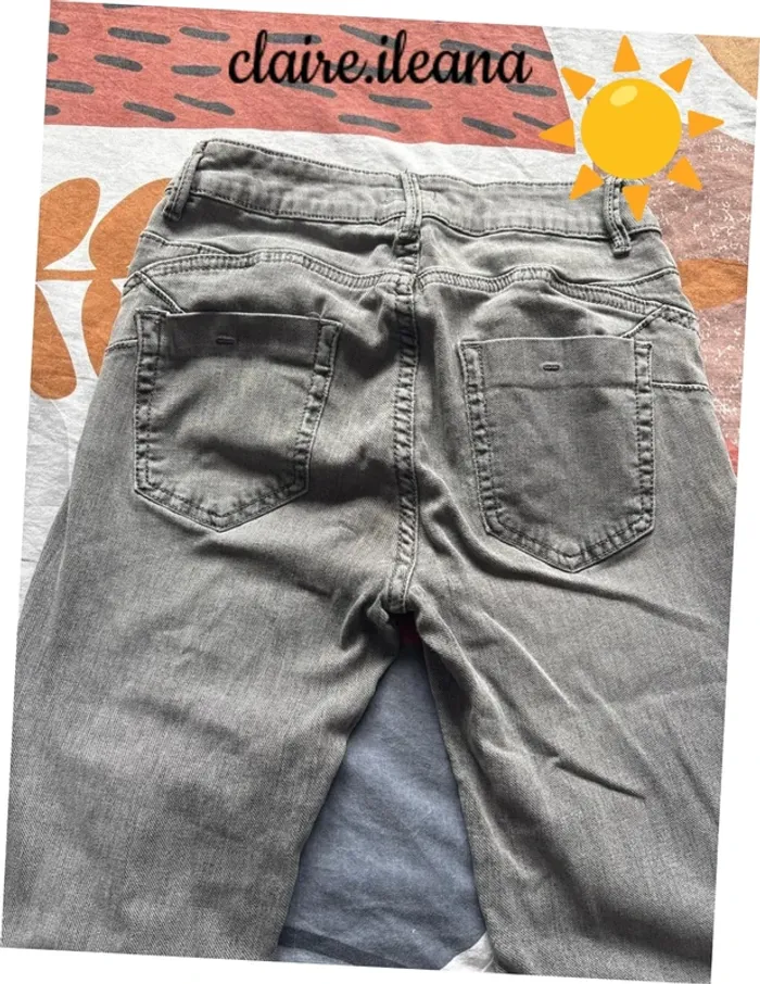 🛑Jeans gris🛑 T38 - photo numéro 5