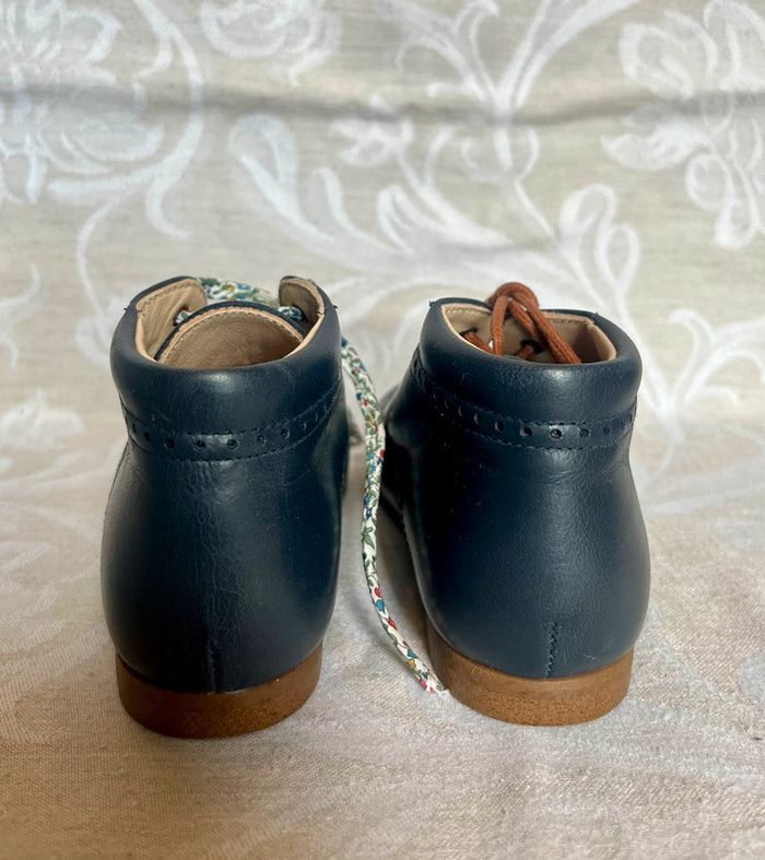 Chaussures /bottines tout cuir Lucine T.23 Marine Liberty - photo numéro 4