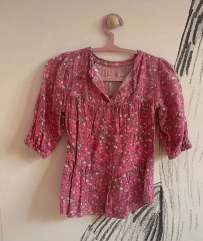 Petite robe légère fleurie bébé fille - photo numéro 2