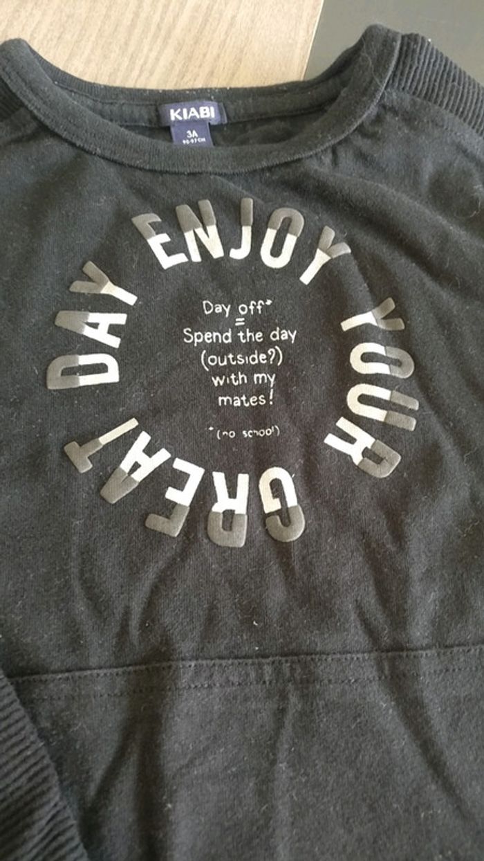 T-shirt manches longue kiabi 3 ans - photo numéro 3