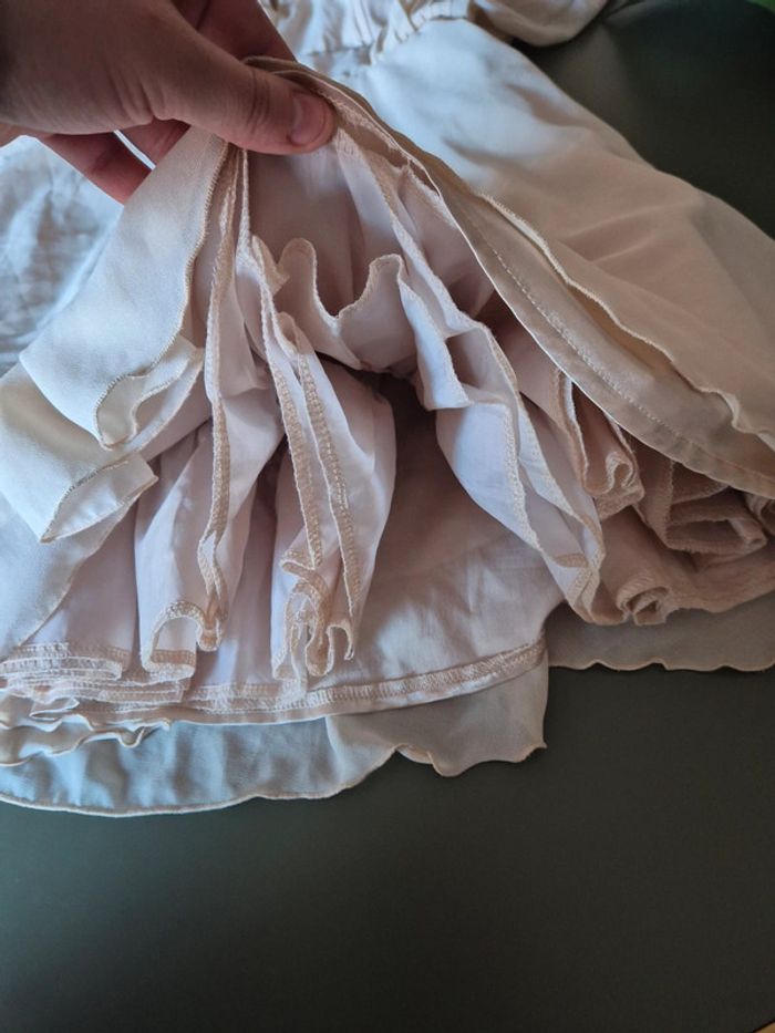 Robe bustier beige avec noeuf taille 38 - photo numéro 7