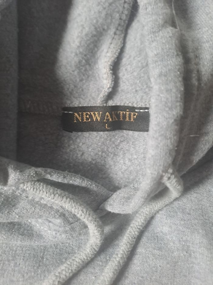 Pull sweat femme gris taille L bon etat - photo numéro 3