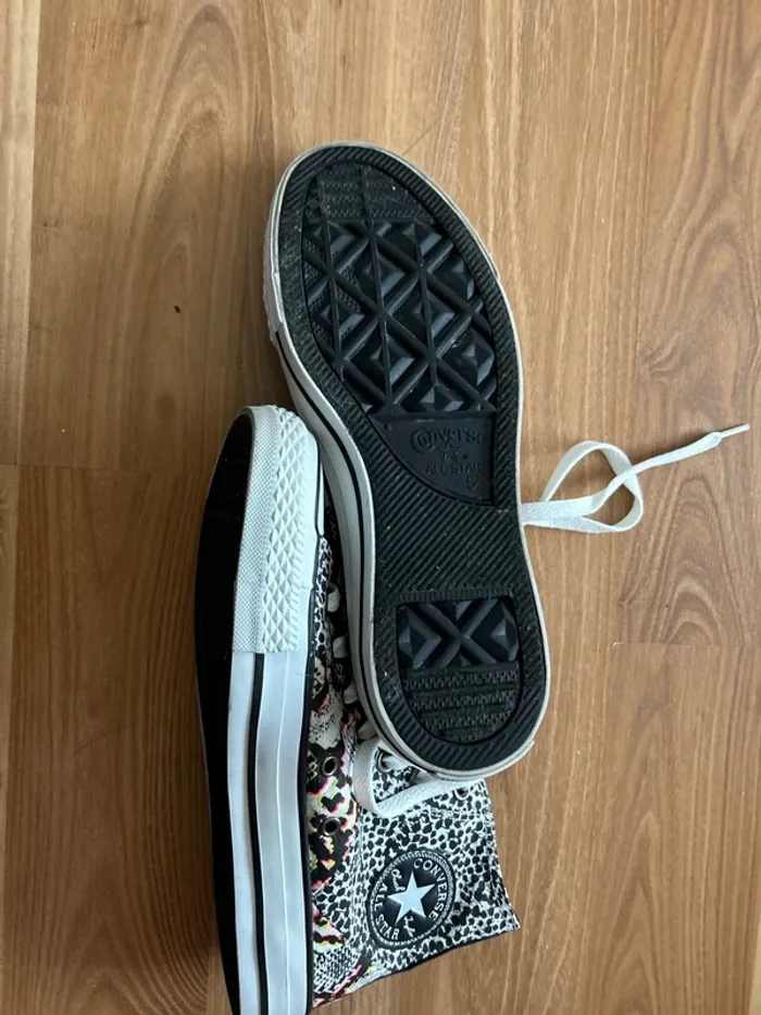 Baskets converse neuves en 38 imprimé serpent - photo numéro 5