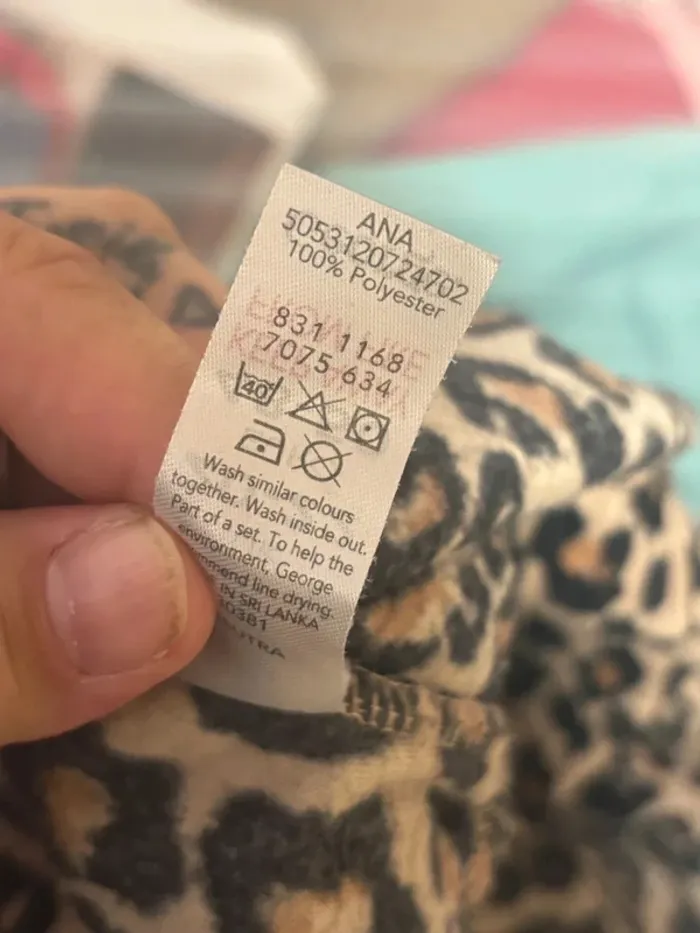 Pantalon léopard taille 48-50 marque george - photo numéro 4