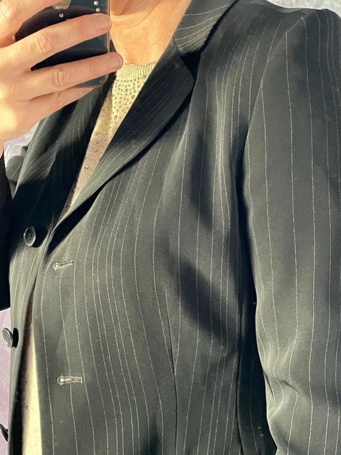Superbe veste tailleur noire - photo numéro 4