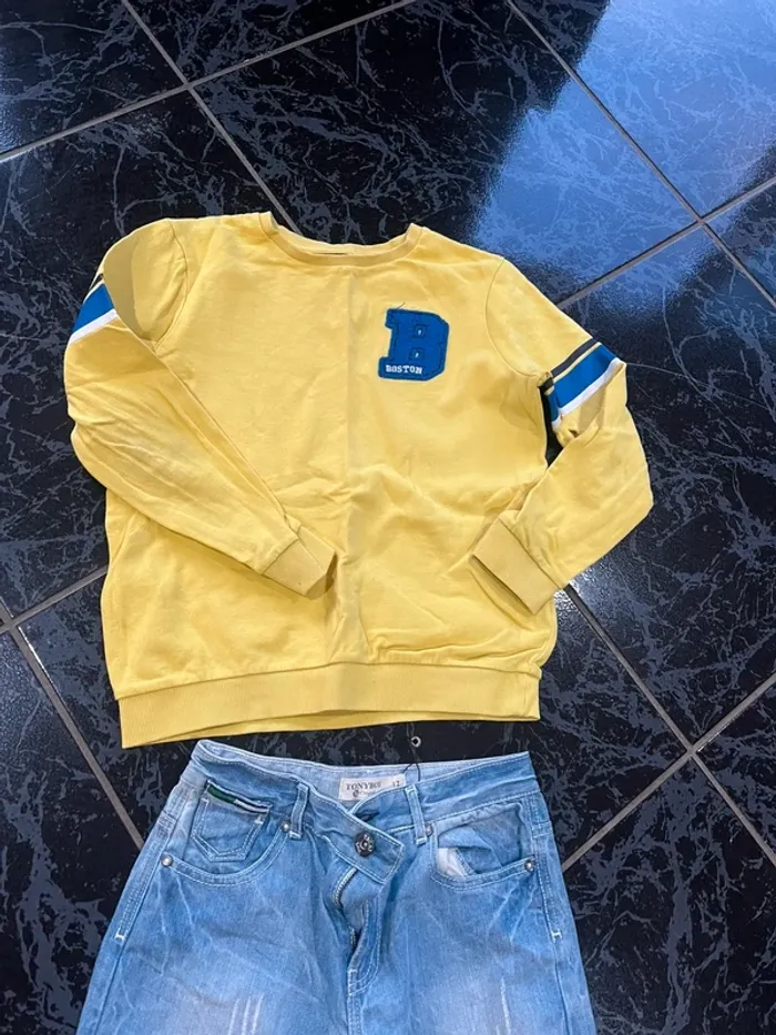 ensemble 12 ans jean et pull - photo numéro 5