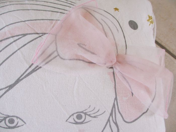 Ensemble déco pour chambre fille Danseuse étoile (toile + coussin) - photo numéro 5