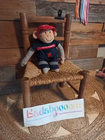 Peluche Popi en pompier 😉 tbe