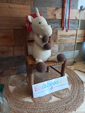 peluche Licorne crochet tbe