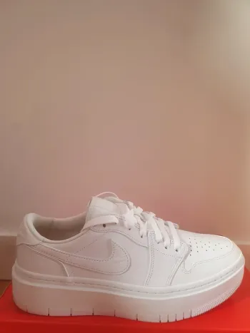 Nike Jordan 1 elevate Low "full white"/neuves/(42)