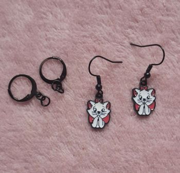 Boucles d'oreilles Marie des Aristochats Disney