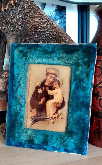 décoration pieuse et vintage Saint Antoine de Padoue