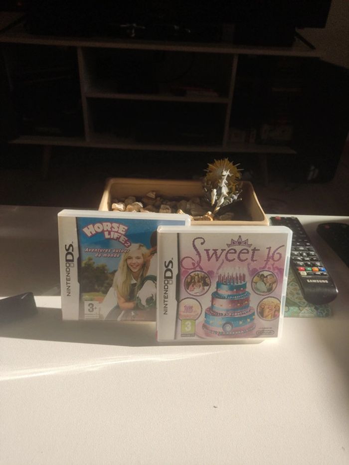Lot Jeux Nintendo ds pour fille horse life 2 cheval sweet 16