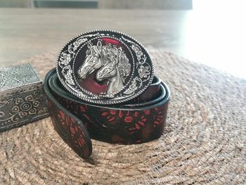 Ceinture de cowboy country cheval et poney