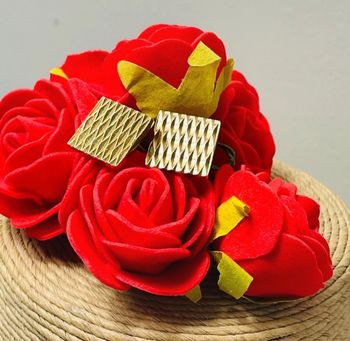 🔥 Paire Boutons de manchettes chic. Plaqué or.
