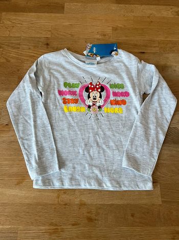 Tee shirt manche longue minnie