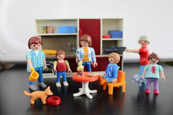Playmobil repas en famille