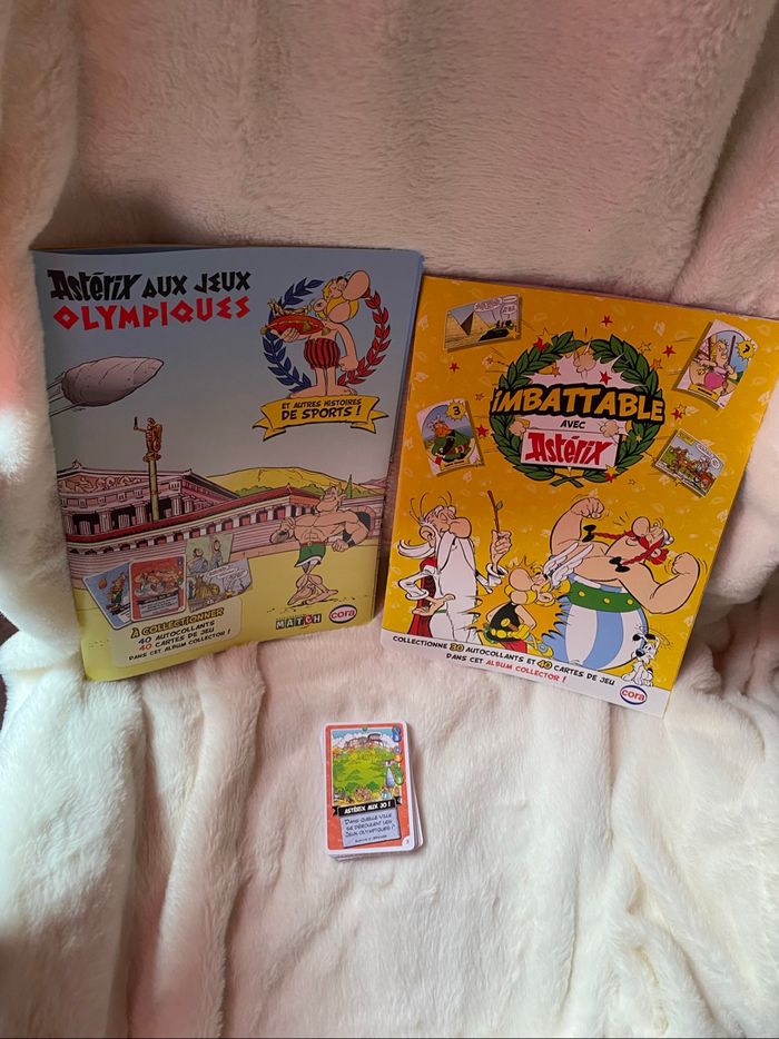 Lot de 2 collector Astérix avec cartes