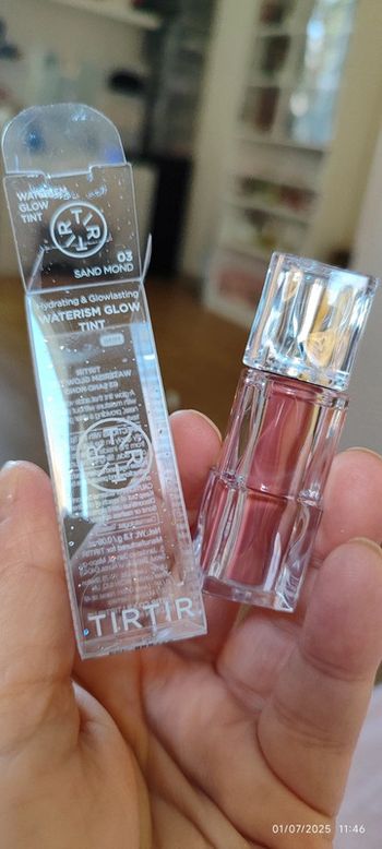Kbeauty Tirtir Waterism Glow Tint Pailleté / Encre à Lèvre Glossy Sans Transfert Shade 03 Sand Mono