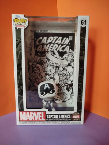 Funko comic covers - Captain America - Black and White