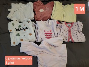 Lot fille 1M
