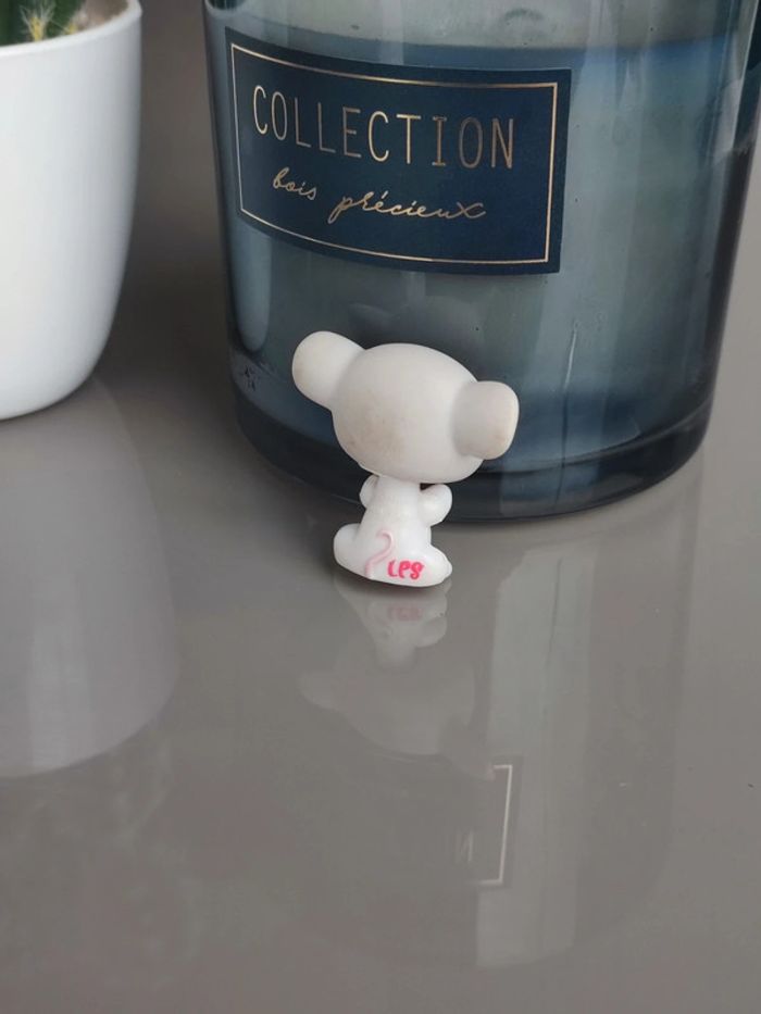 Littlest Pet Shop #1129 grey lilac rodent mice rat - photo numéro 2