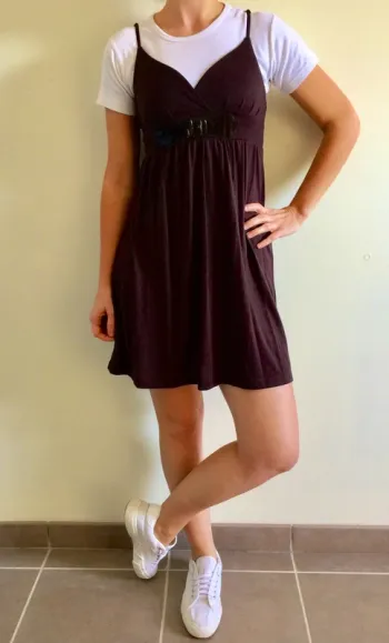 Robe tunique chocolat