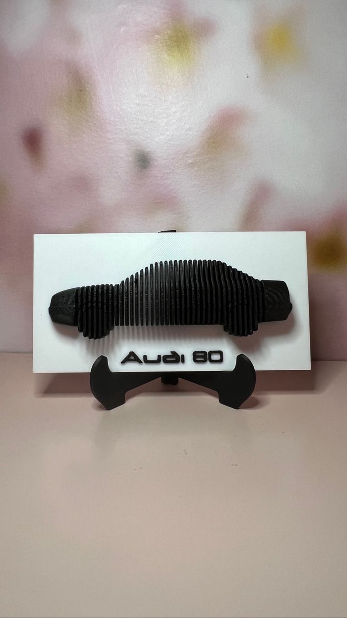 Sculpture en couches Audi 80 - photo numéro 4