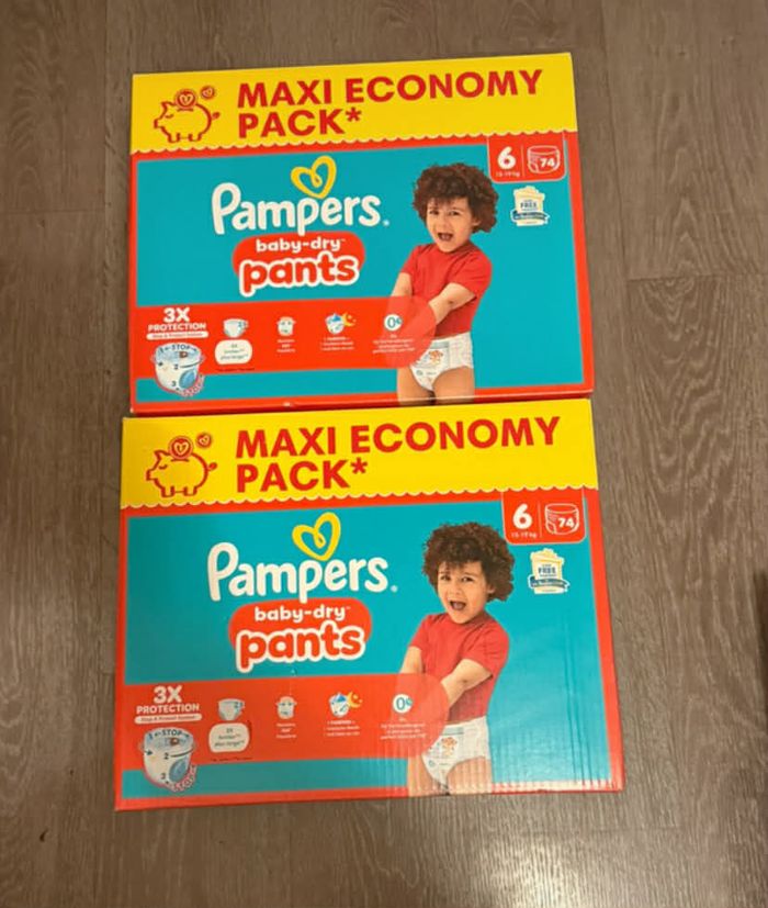 Pampers 6 pants 2 cartons
