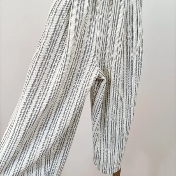 Combinaison rayée fille neuve 5 ans (110 cm) Zara Girls bretelles nouées coton léger été A1241 - photo numéro 2