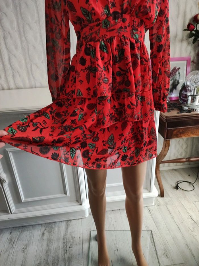 Robe d'été rouge - photo numéro 5