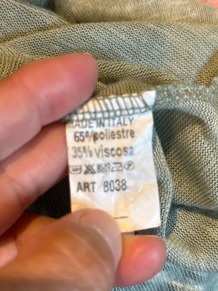 Joli tee shirt manches longues dégradé de vert femme - photo numéro 4