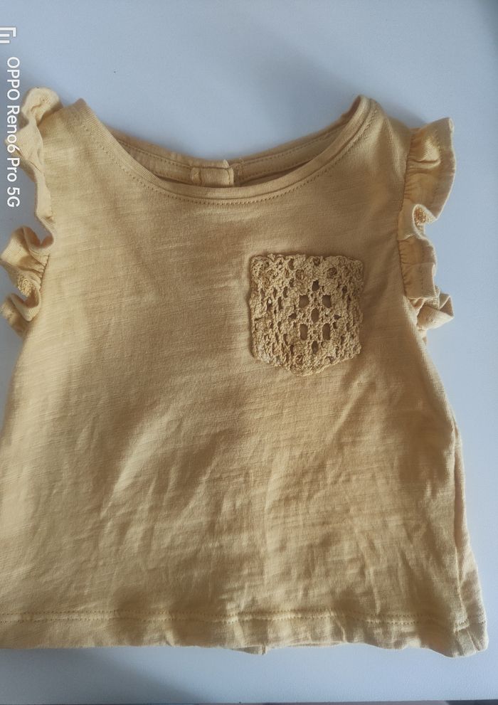 T-shirt fille 3 mois