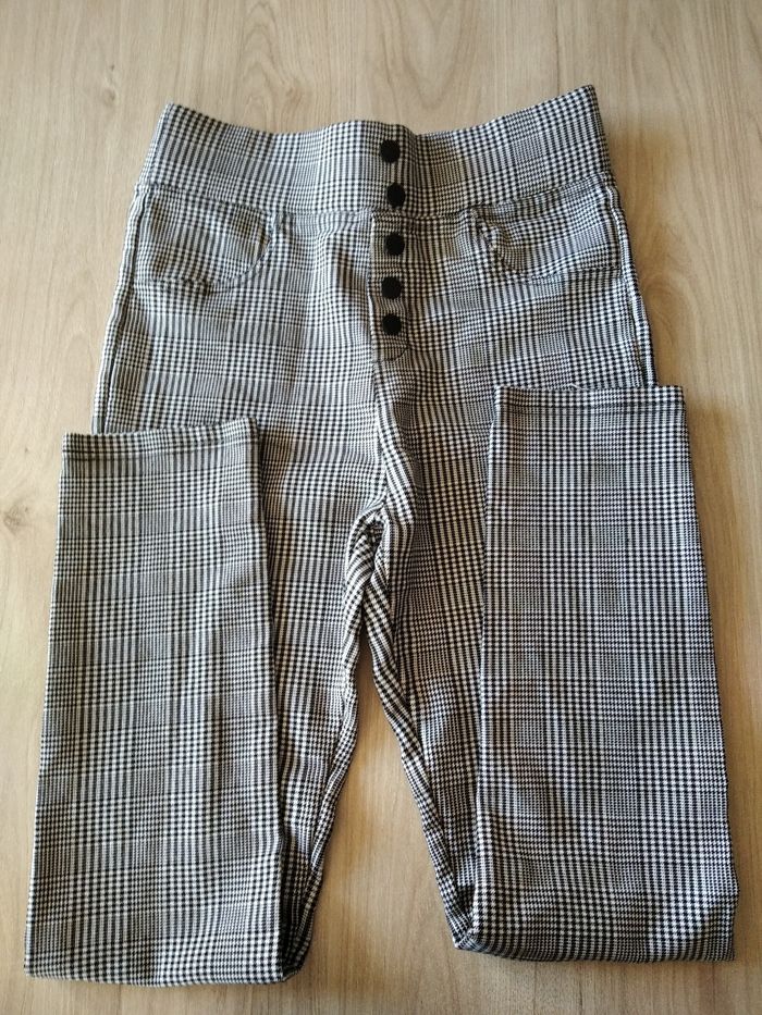 Legging pied de poule