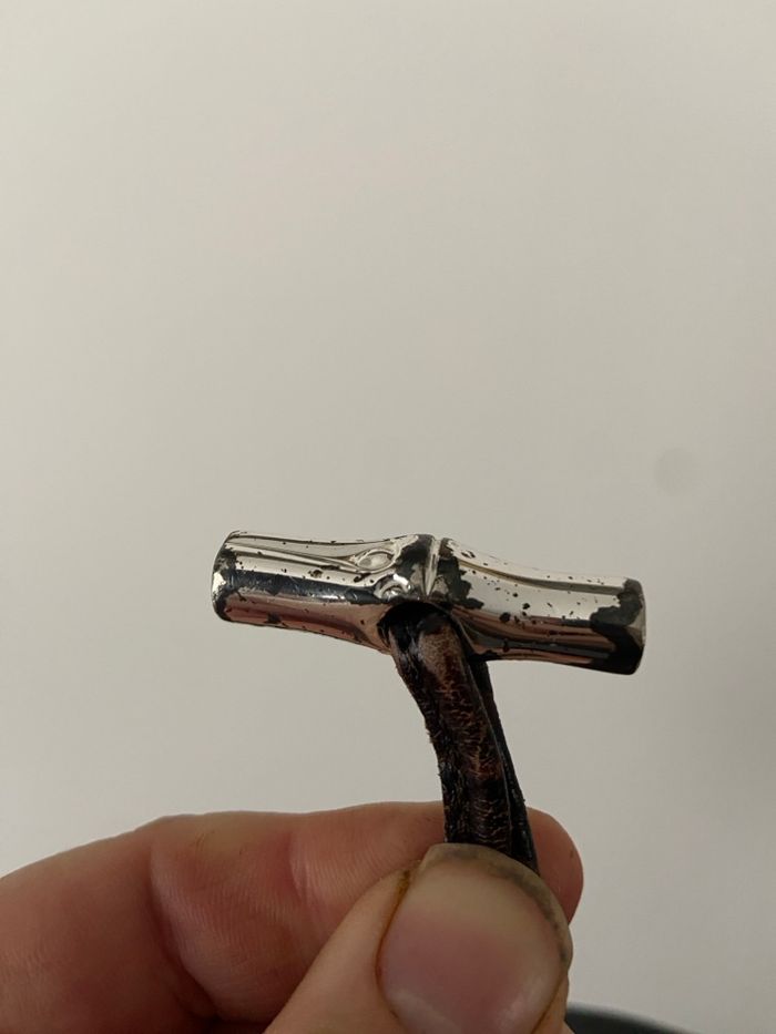 Sac longchamp vintage croco embossé - photo numéro 10