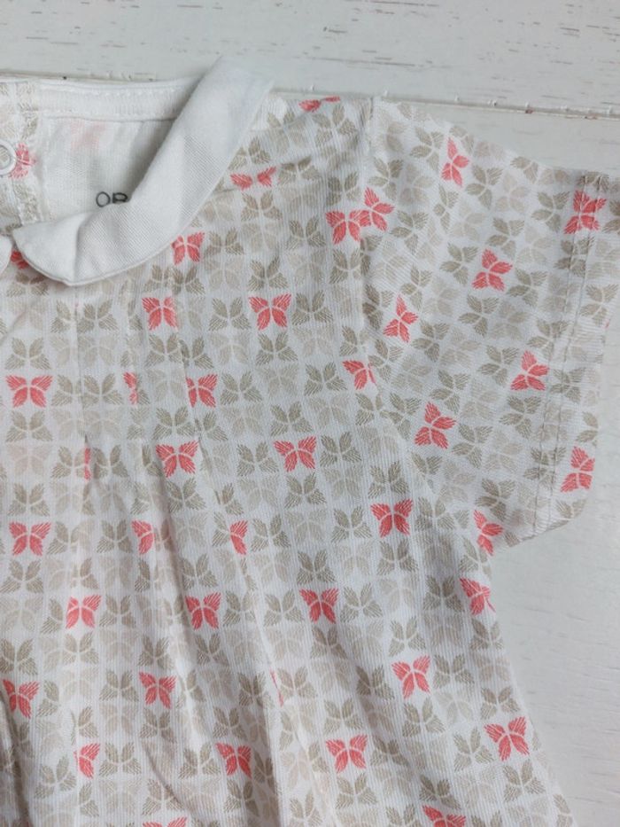 T-shirt à col Obaibi Taille 6 mois - photo numéro 2