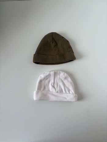 Lot de 2 bonnets épais pour la naissance Zeeman taille 50 et 50/56