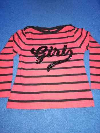 Tee-shirt manches longues fille 3ans