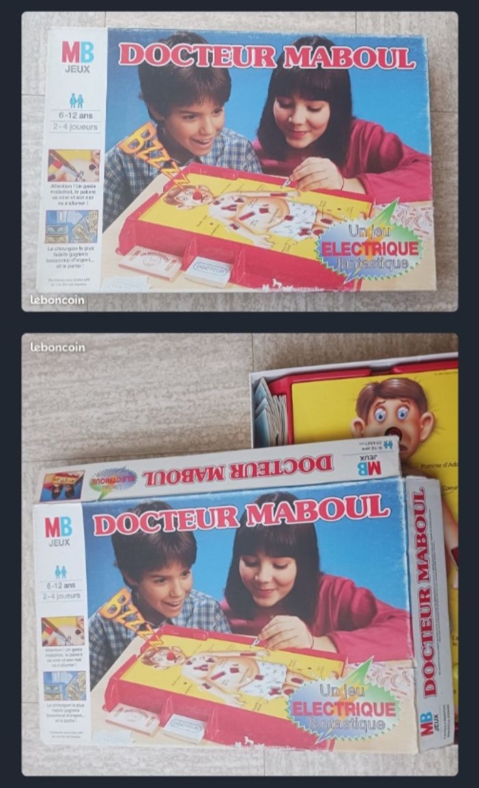 Jeu Docteur Maboul, ancien