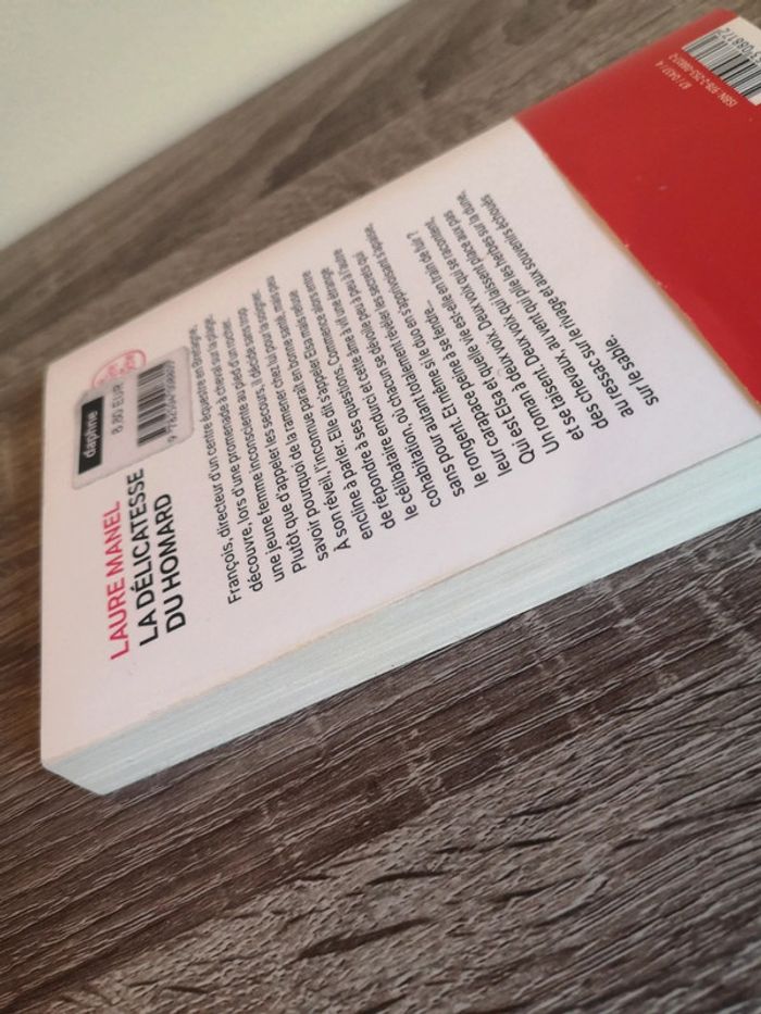 Livre romance sentimentale La délicatesse du homard de Laure Manel - photo numéro 4