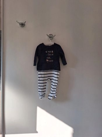 Pyjama 1 pièce bébé garçon gemo 6mois