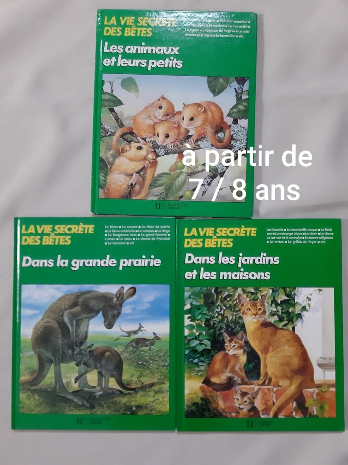 3 livres sur les animaux 7 / 8 ans - La vie secrète des bêtes