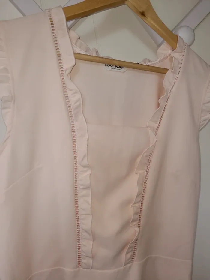 Sublime robe rose pâle naf naf - photo numéro 2