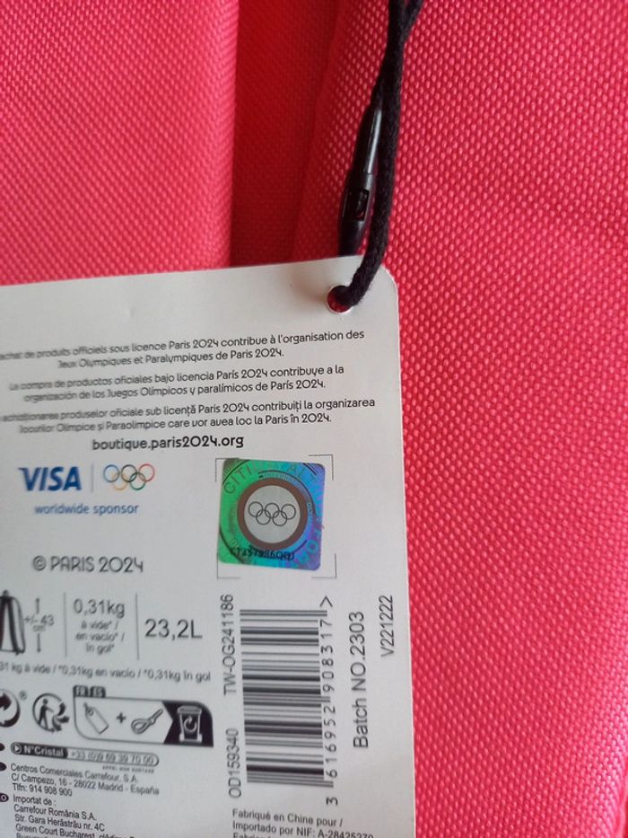 Sac à dos Paris 2024 neuf - photo numéro 10