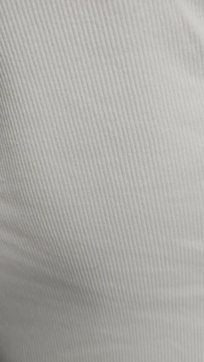 Robe polo blanc manches courtes côtelé mi-cuisse - photo numéro 11